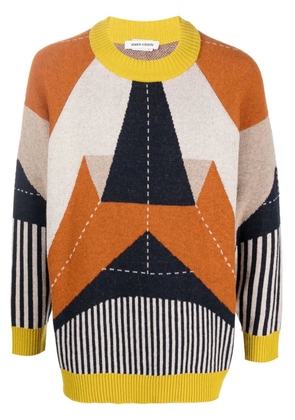 Henrik Vibskov intarsia-knit design jumper - Neutrals