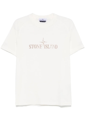 Stone Island logo-print T-shirt - Neutrals