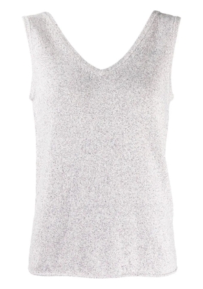 Onefifteen cut-out detail sleeveless top - Purple