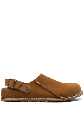 Birkenstock Lutry suede clogs - Brown