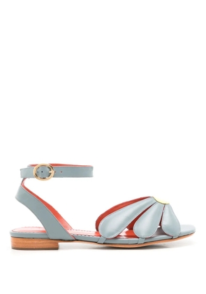 Sarah Chofakian Amelia leather sandals - Orange