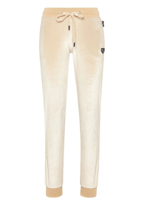 Philipp Plein Strass Skull trousers - Neutrals
