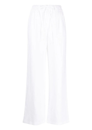 Reformation Olina linen track pants - White