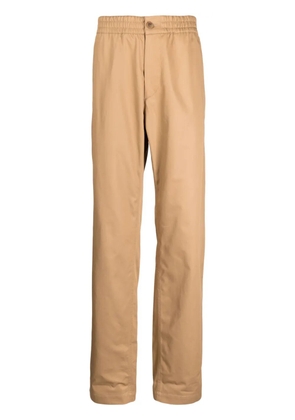 Maison Kitsuné mid-rise straight-leg trousers - Brown