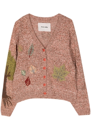 STORY mfg. Twinsun organic cotton cardigan - Pink