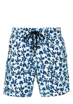Vilebrequin abstract-pattern swim shorts - Blue