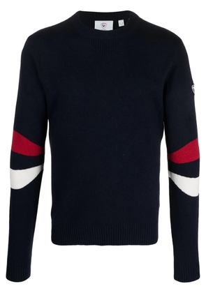 Rossignol Signature logo-embroidered sweater - Blue