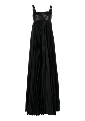 Monse empire-line pleated maxi dress - Black