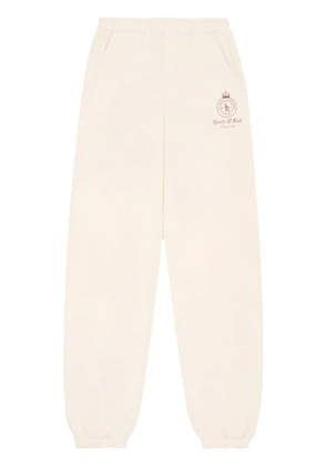 Sporty & Rich Crown cotton trackpant - Neutrals