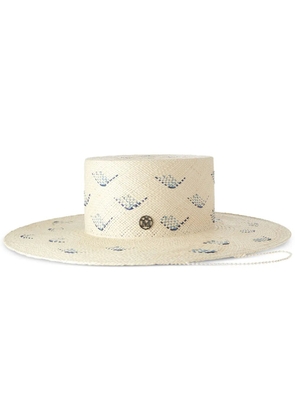 Maison Michel Lana straw hat - Neutrals