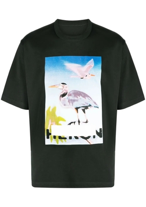 Heron Preston graphic-print cotton T-shirt - Green