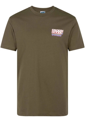 STADIUM GOODS® Gradient Logo cotton T-shirt - Green