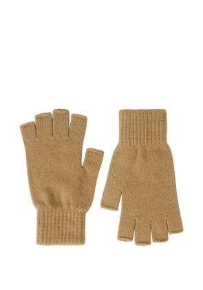 Pringle of Scotland fingerless gloves - Neutrals