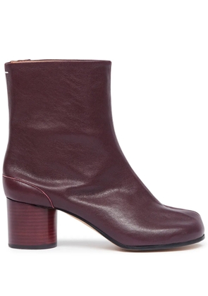 Maison Margiela Tabi 60mm leather ankle boots - Purple
