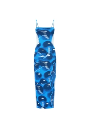 PH5 spaghetti-strap split midi dress - Blue