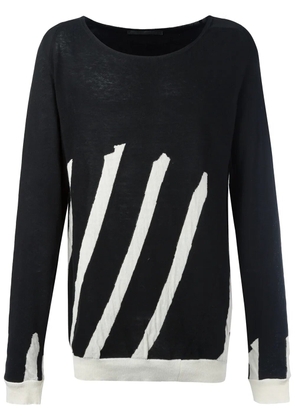 Haider Ackermann striped jumper - Black