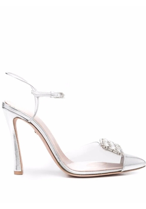 Giambattista Valli crystal embellished heels - Grey