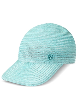Maison Michel Tiger logo-plaque cap - Blue