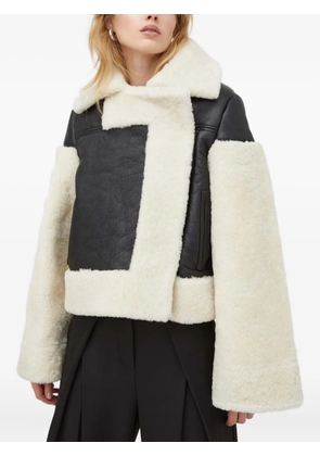 HERSKIND shearling panelled jacket - Black