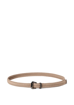 Brunello Cucinelli braided belt - Neutrals