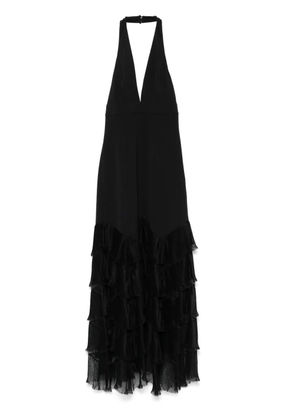 TWINSET ruffled maxi dress - Black