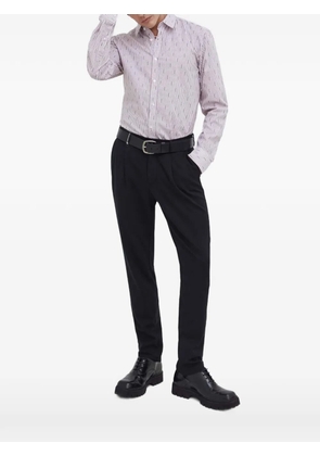 HUGO striped logo shirt - White