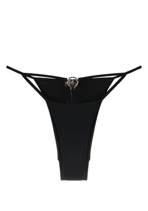 Dolce & Gabbana DG-logo cut-out bikini bottoms - Black