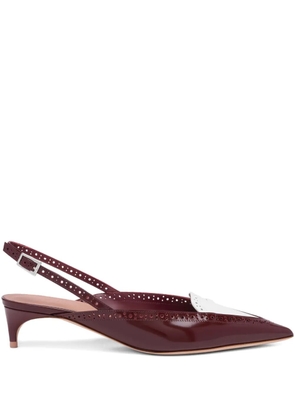 Malone Souliers 40mm Laurie pumps - Red