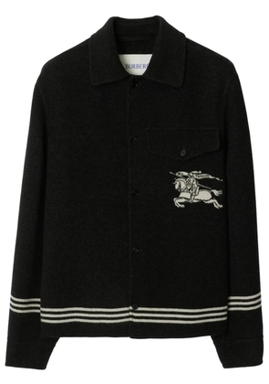Burberry EKD wool overshirt - Black
