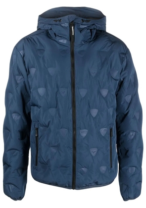 Rossignol logo-print padded zip-up jacket - Blue