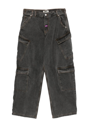 Perks And Mini Cyclopes cargo jeans - Grey