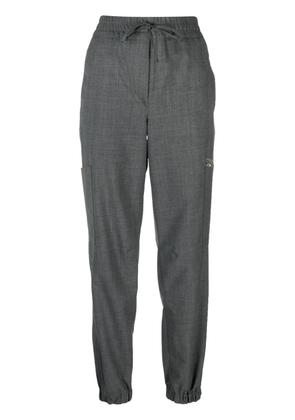Semicouture tapered drawstring trousers - Grey
