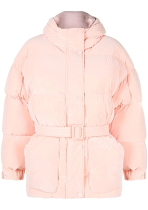 Ienki Ienki belted puffer jacket - Pink