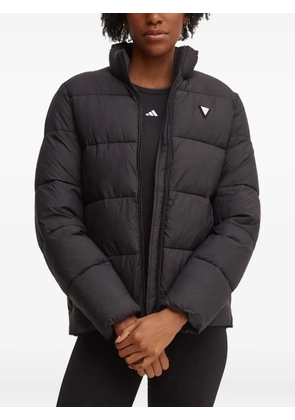GUESS USA zip-up puffer jacket - Black