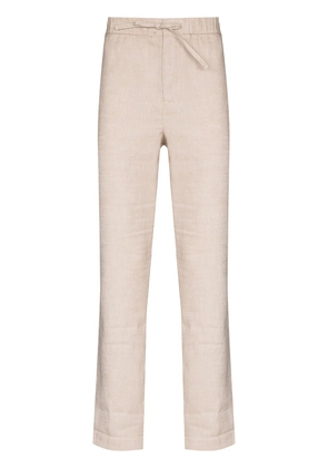 Frescobol Carioca Oscar drawstring chino trousers - Neutrals