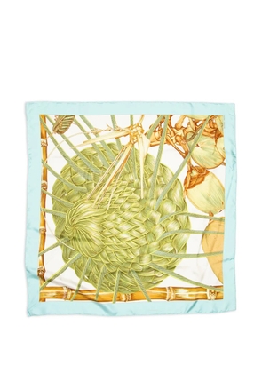 Hermès Pre-Owned Jardin Créole scarf - Blue
