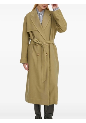 PS Paul Smith belted stitching coat - Green