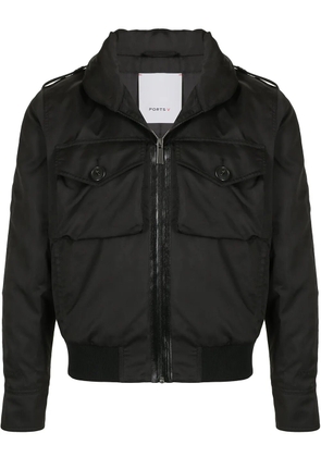 Ports V pocket front bomber - Black