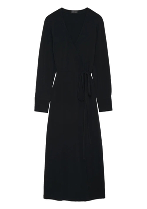 ANINE BING Helene V-neck long dress - Black