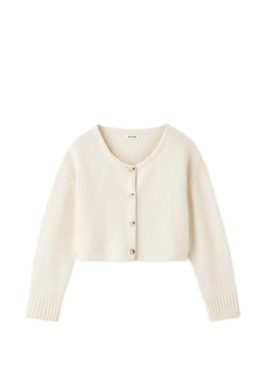 Soft Goat buttoned cardigan - Neutrals