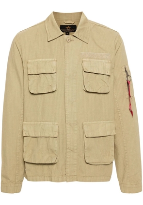 Alpha Industries ripstop cargo overshirt - Brown