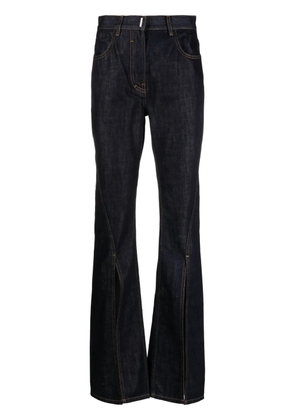Givenchy front-slit flared jeans - Blue
