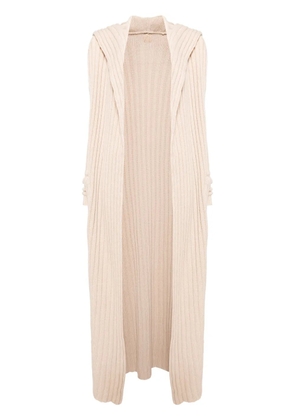 Teddy Cashmere Amalfi coat - CHINCHILLA