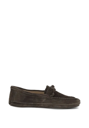 Le Monde Beryl Suede driver loafers - Brown