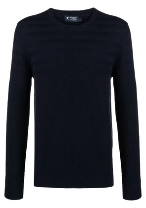 Hackett herringbone cotton jumper - Blue