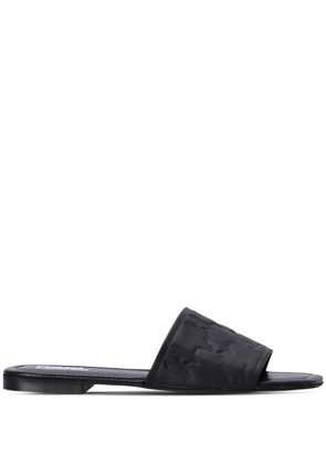 Karl Lagerfeld Brio leather slides - Black