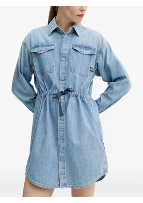 G-Star RAW drawstring denim mini dress - Blue