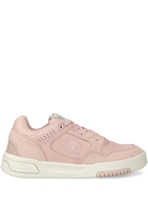 Champion logo-detail perforated sneakers - Pink