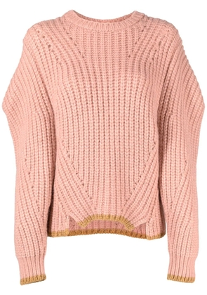 Ulla Johnson Lorena split-hem jumper - Pink