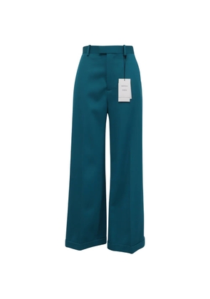 Bottega Veneta Pre-Owned high-rise wide-leg trousers - Blue